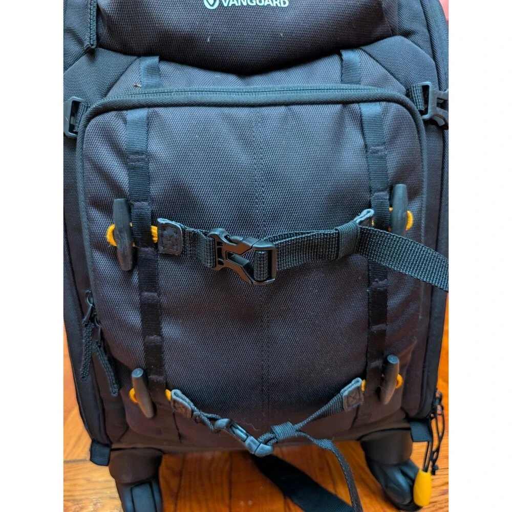 Vanguard Alta Fly 55T Roller Camera Bag Trolley Case 4-Wheel Backpack Black